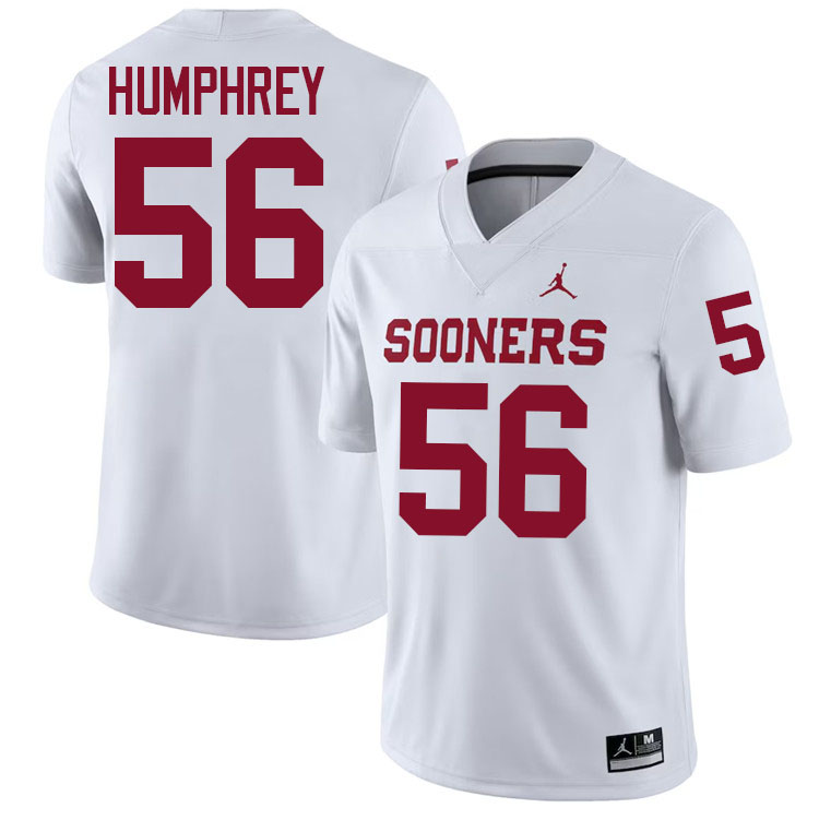 Creed Humphrey Oklahoma Sooners Jersey,Oklahoma Sooners Football Uniforms,Jersey-White